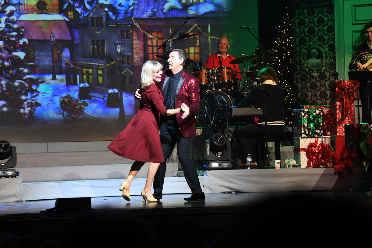 084 Daniel O'Donnell dances the polka with Mary Duff who performed several vocal solos during his show.jpg